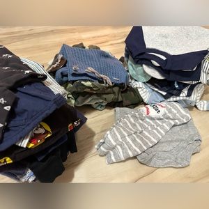 Onesies. Probably about 25-30 total.